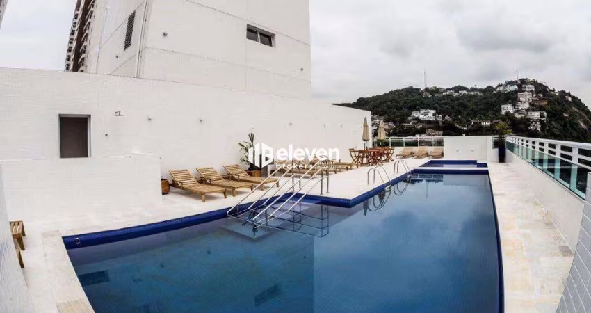 Apartamento para Alugar, 03 Dormitórios, 02 Vagas, Lazer Completo, 50 metros do mar!