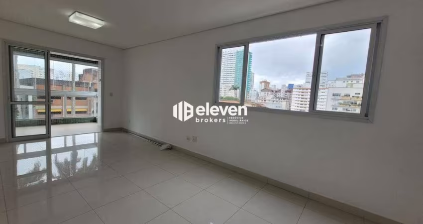 Aluguel de apartamento com 2 dormitórios, suíte e 2 vagas no Boqueirão/Santos