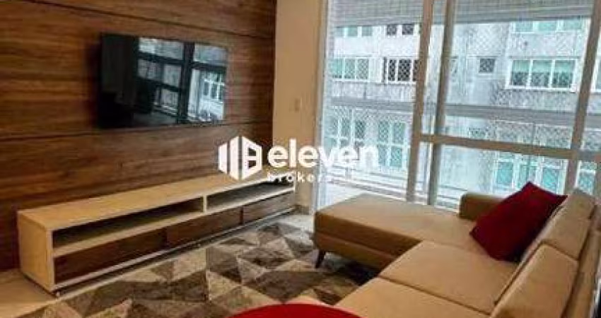 Apartamento para Aluguel 2 Dormitórios | 85m² | Andar Alto | Mobiliado | Gonzaga | Santos/SP