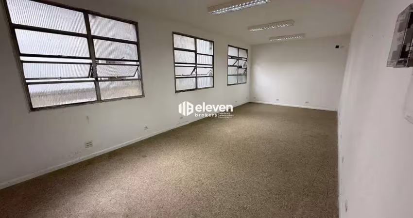 Sala comercial para aluguel | 36m² | centro | santos/sp
