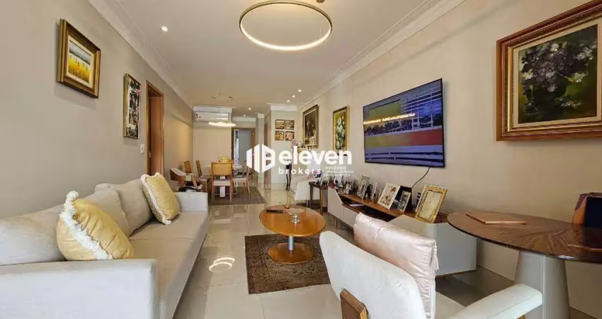 Apartamento 3 suítes, vista mar, no boqueirão, 134,40m²