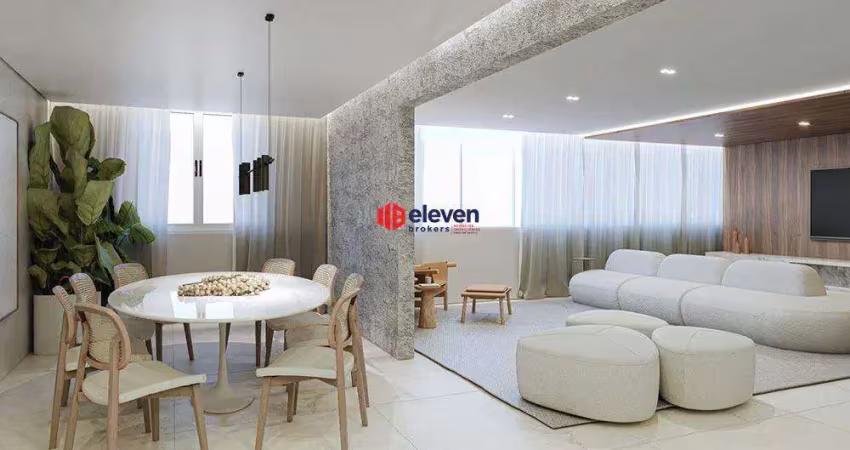 Sofisticação e modernidade em apartamento à venda na vila rica, santos-sp