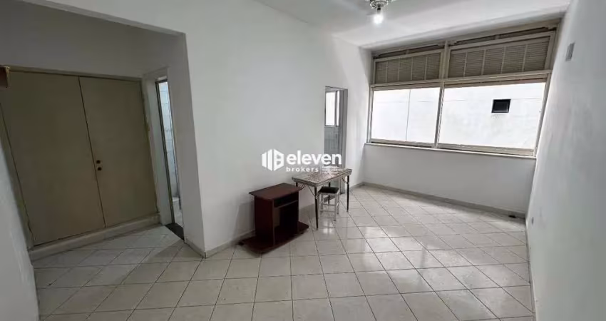 Kitnet à venda | 1 vaga | 27m² | 1 quadra da praia | boqueirão | santos/sp