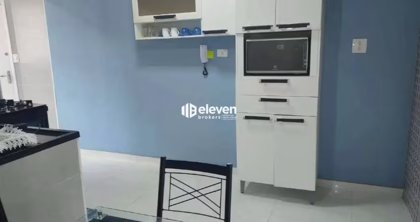 Pulquérrimo e modernizado! 105m² – 2 dormitórios + dependência, a 300m da praia – santos/sp