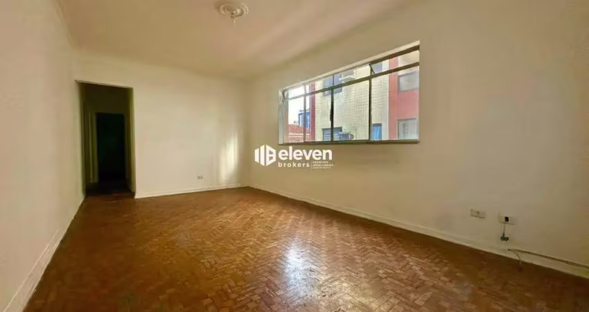 Apartamento amplo à venda no embaré, santos/sp – 153m², 3 dormitórios e 2 vagas de garagem