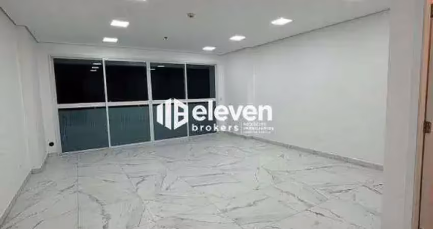 Sala comercial para locação | 45m² | andar alto | vista livre | 1 vaga | helbor offices | são vicente/