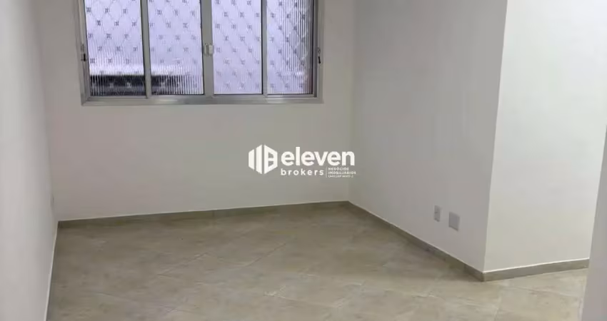 Apartamento reformado para locação na vila matias – 70m² | 2 dormitórios | excelente localização