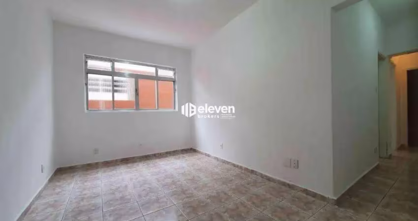 Apartamento amplo e bem localizado no embaré – 70m² com 2 dormitórios e 1 vaga