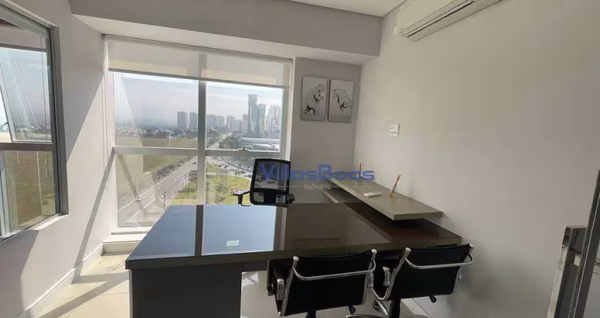Sala para alugar, 47 m² por r$ 4.543,82/mês - jardim aquarius - são josé dos campos/sp