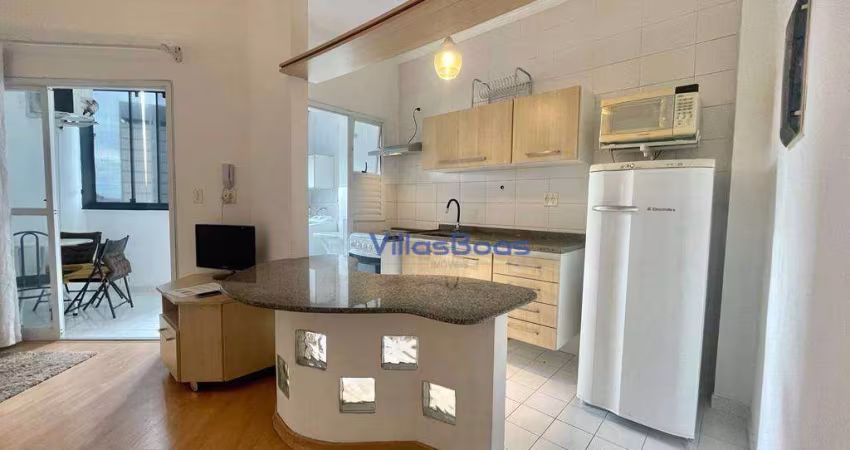Apartamento com 1 dormitório para alugar, 48 m² por R$ 2.726,39/mês - Vila Adyana - São José dos Campos/SP