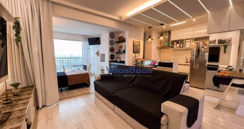 Excelente apartamento totalmente mobiliado no Royal Park disponível para venda!