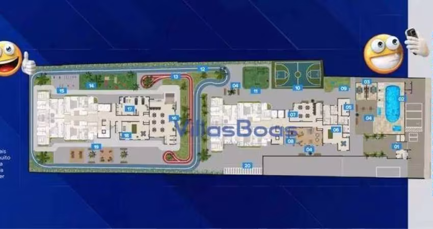 Apartamento com 2 dormitórios à venda, 51 m² por R$ 480.000,00 - Jardim Oriente - São José dos Campos/SP