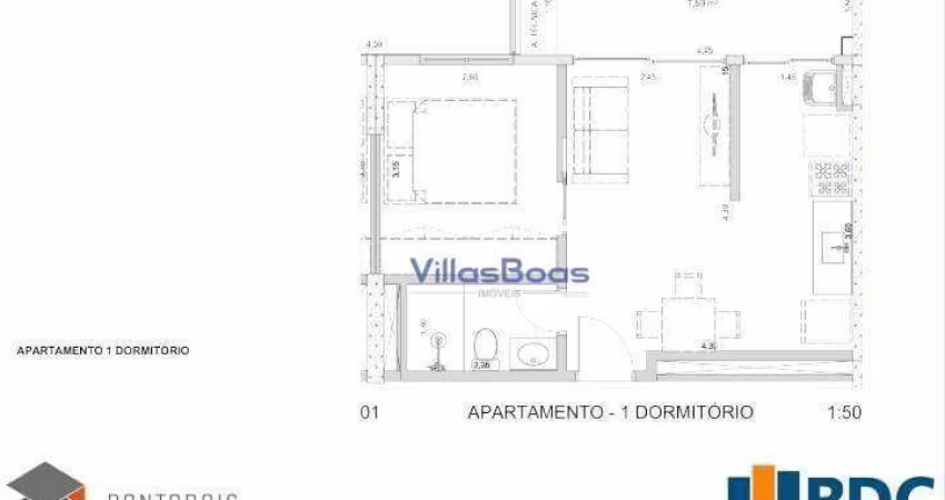 Oportunidade Quadria 1dorm !!!