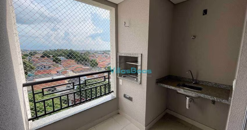 Apartamento com 2 dormitórios para alugar, 70 m² por R$ 2.771,09/mês - Jardim Vale do Sol - São José dos Campos/SP
