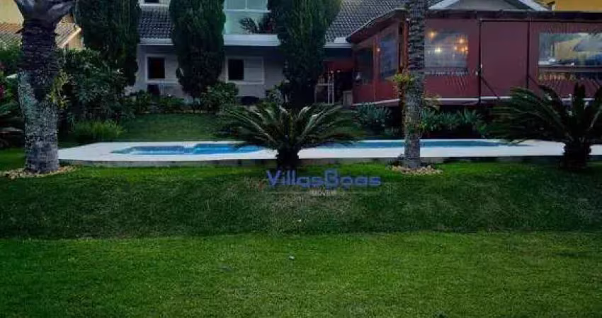 Chácara com 4 dormitórios à venda, 1360 m² por r$ 2.300.000,00 - condomínio novo horizonte - piracaia/sp
