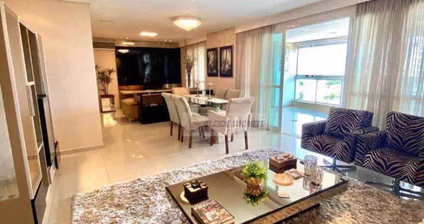 Apartamento com 3 dormitórios à venda, 190 m² por r$ 2.000.000,00 - quilombo - cuiabá/mt