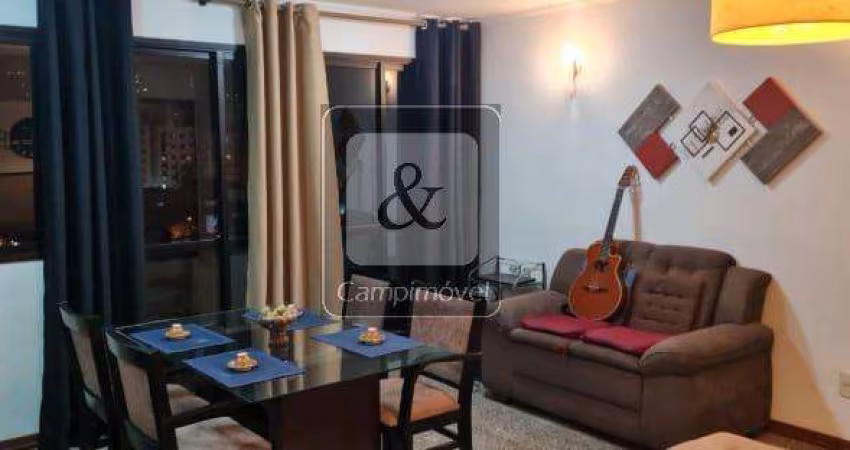Apartamento para Venda em Campinas, Cambuí, 2 dormitórios, 2 suítes, 3 banheiros, 1 vaga