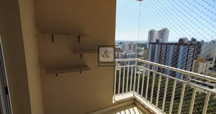 Apartamento para locação em campinas, mansões santo antônio, 3 dormitórios, 1 suíte, 2 banheiros, 2 vagas