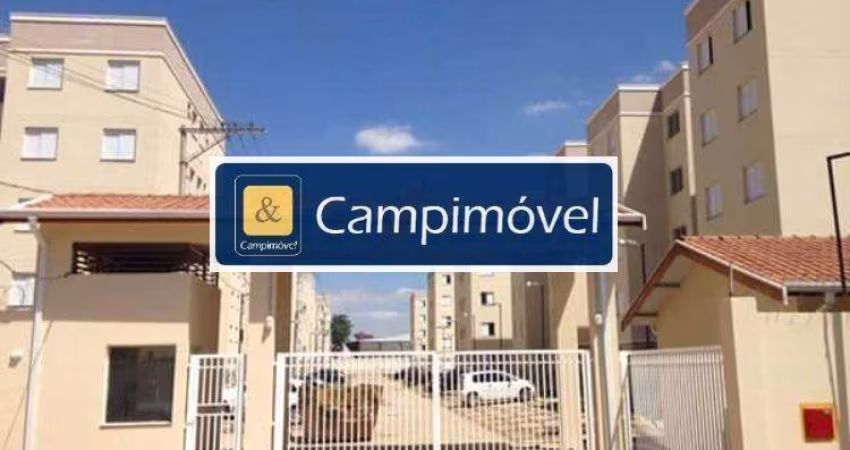 Apartamento para Venda em Campinas, Recanto Fortuna, 2 dormitórios, 1 banheiro, 1 vaga