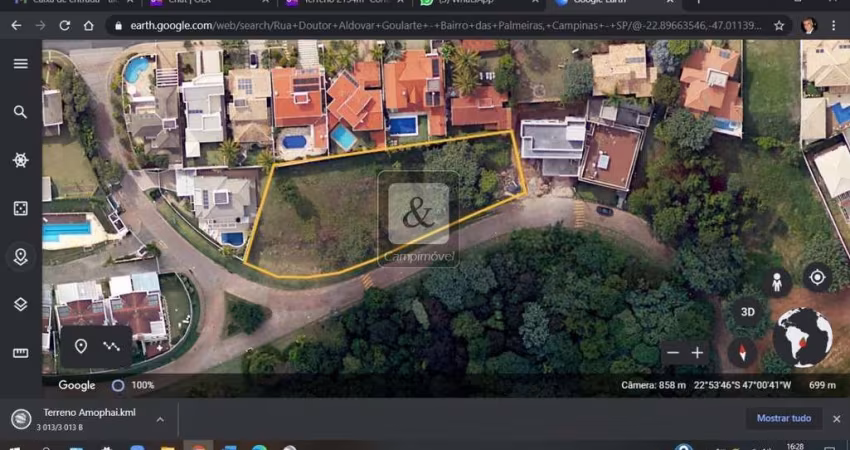 Terreno para Venda em Campinas, Bairro das Palmeiras