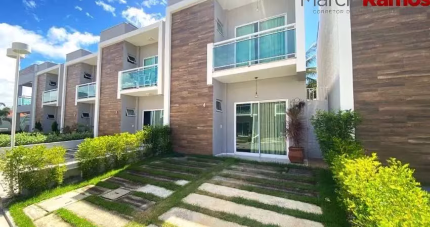 Casa em condomínio de luxo no centro de eusébio-ce: 3 quartos, 2 suítes, 2 vagas e 100m² de puro conforto!
