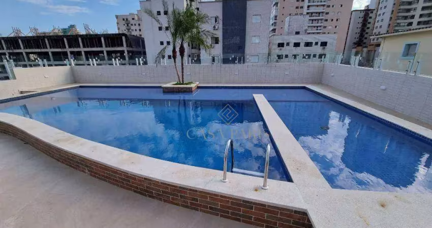 Apartamento com 2 dormitórios à venda, 69 m² por r$ 565.000,00 - canto do forte - praia grande/sp