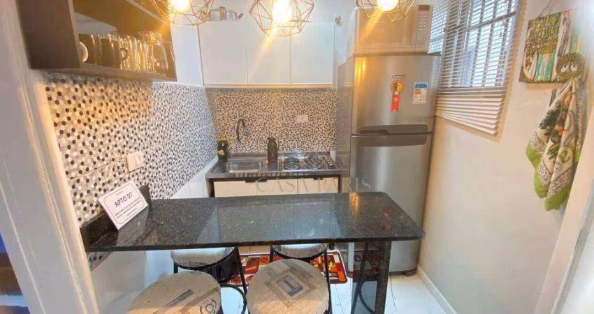 Apartamento com 2 dormitórios à venda, 42 m² por R$ 300.000,00 - Canto do Forte - Praia Grande/SP