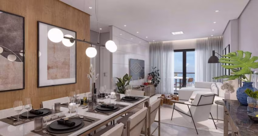 Apartamento com 3 dormitórios à venda, 128 m² por R$ 1.340.955,00 - Canto do Forte - Praia Grande/SP