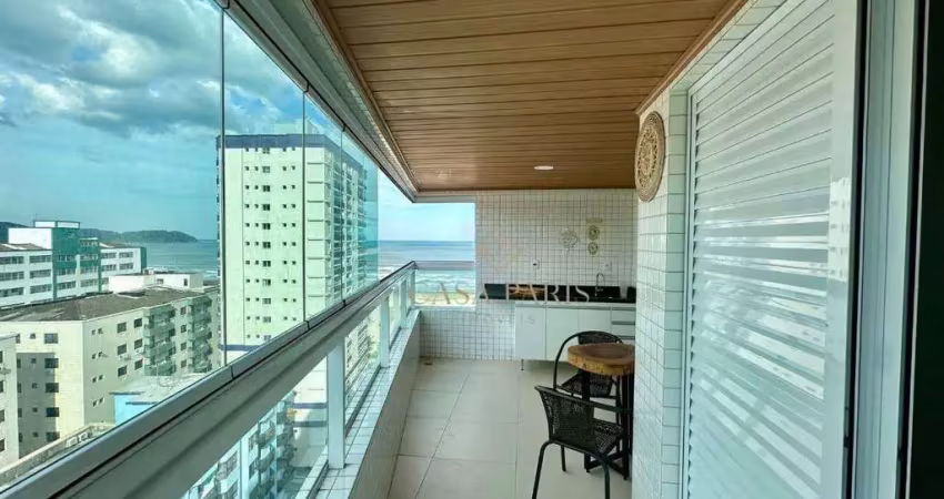 Apartamento totalmente mobiliado com 2 quartos à venda na vila guilhermina em praia grande!