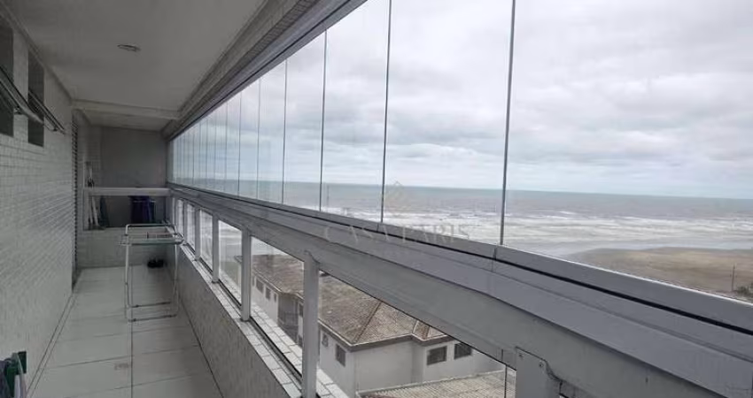 Apartamento totalmente mobiliado com 2 quartos à venda em Praia Grande, aceita financiamento bancário!