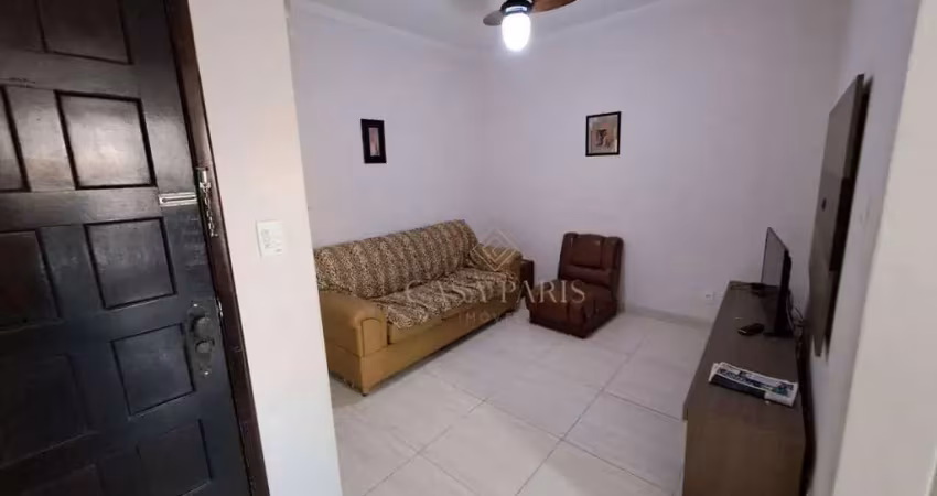 Apartamento mobiliado com 2 dormitórios sendo 1 suíte à venda, 64 m² por r$ 280.000 - tupi - praia grande/sp