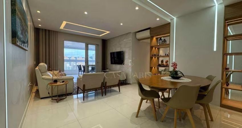 Apartamento com 3 quartos à venda, 134 m² por R$ 1.600.000 - Canto do Forte - Praia Grande/SP