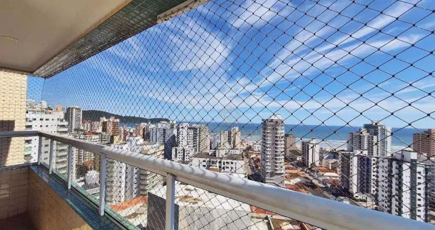 Apartamento com 2 dormitórios à venda, 90 m² por r$ 650.000,00 - vila guilhermina - praia grande/sp