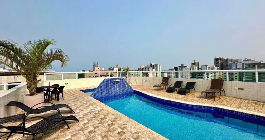 Apartamento com 1 dormitório à venda, 53 m² por r$ 365.000,00 - vila guilhermina - praia grande/sp