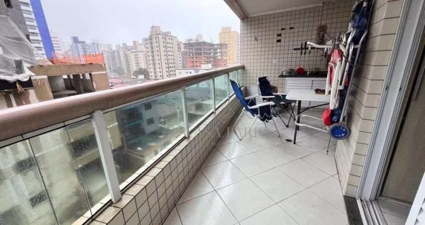 Apartamento com 2 quartos à venda, 86 m² por R$ 530.000 - Aviação - Praia Grande/SP