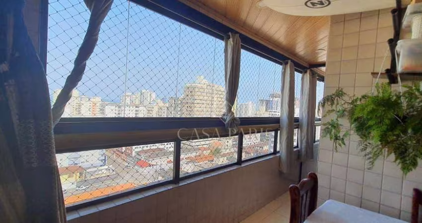 Apartamento com 2 dormitórios à venda, 73 m² por R$ 615.000,00 - Vila Guilhermina - Praia Grande/SP