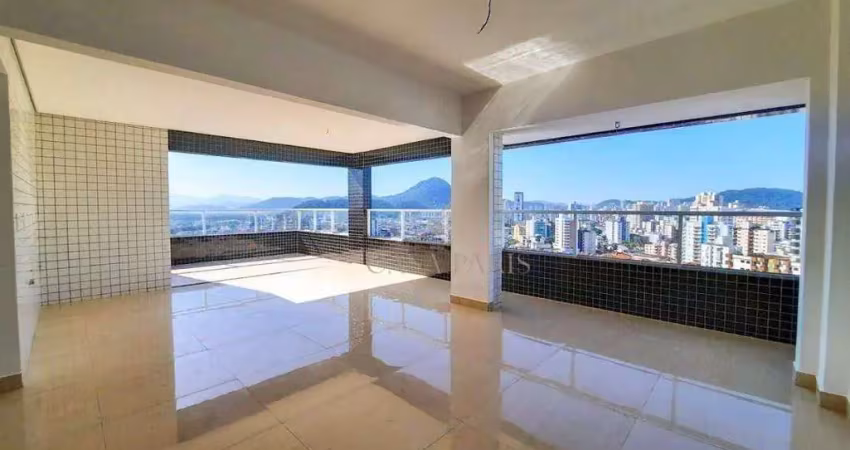 Cobertura à venda, 157 m² por r$ 1.100.000,00 - vila guilhermina - praia grande/sp