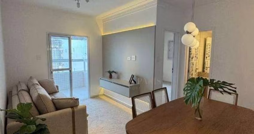 Apartamento com 1 dormitório à venda, 52 m² por R$ 432.000,00 - Aviação - Praia Grande/SP