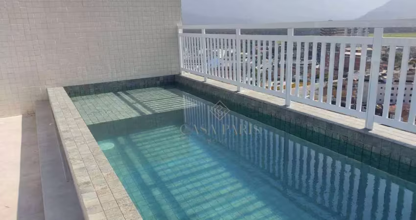 Apartamento com 2 dormitórios à venda, 53 m² por R$ 385.000,00 - Caiçara - Praia Grande/SP