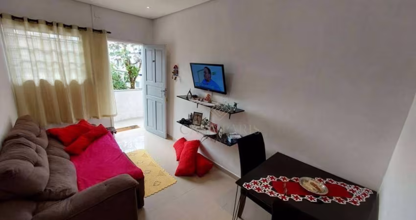 Apartamento espaçoso de 1 quarto à venda no Canto do Forte em Praia Grande!!