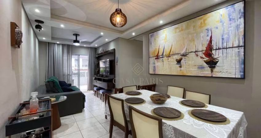 Apartamento com 2 dormitórios à venda, 120 m² por R$ 690.000,00 - Canto do Forte - Praia Grande/SP