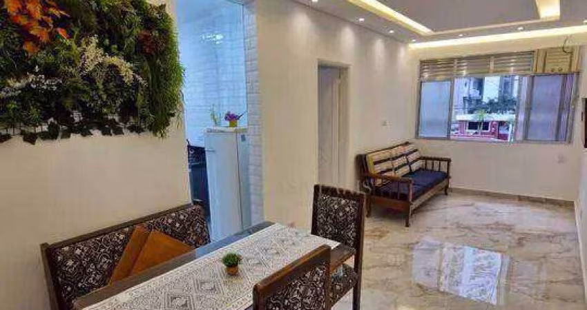 Apartamento com 1 dormitório à venda, 40 m² por R$ 355.000,00 - Canto do Forte - Praia Grande/SP