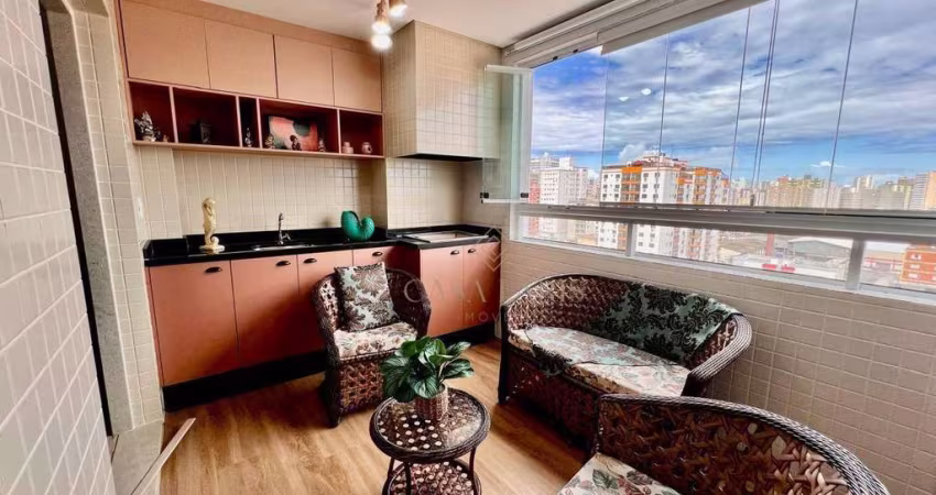 Apartamento com 1 dormitório à venda, 57 m² por R$ 490.000,00 - Tupi - Praia Grande/SP
