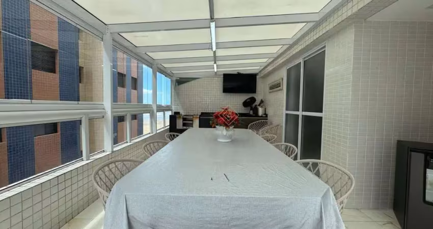 Apartamento com 3 dormitórios à venda, 173 m² por r$ 1.300.000,00 - aviação - praia grande/sp