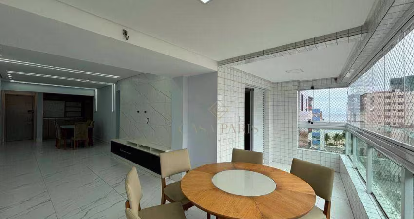 Apartamento com 3 dormitórios à venda, 117 m² por R$ 950.000 - Aviação - Praia Grande/SP