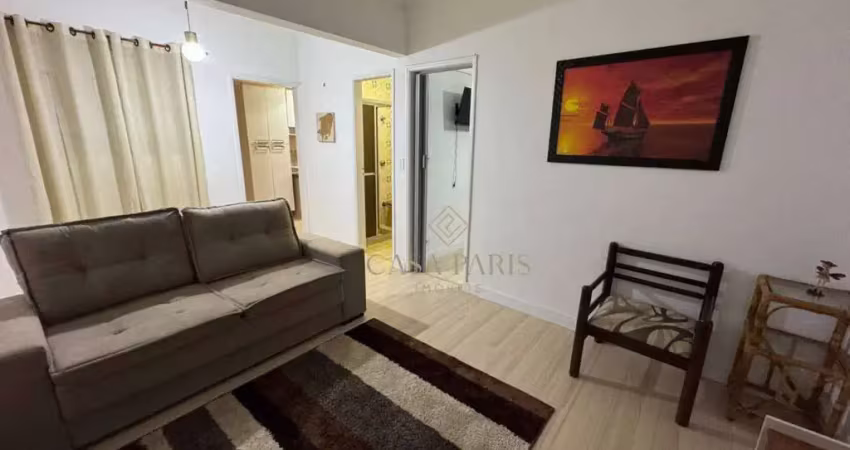 Apartamento mobiliado com 1 dormitório à venda, 40 m² por r$ 260.000 - aviação - praia grande/sp
