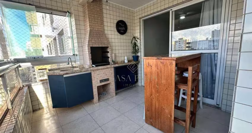 Apartamento com 3 dormitórios à venda, 134 m² por r$ 1.200.000,00 - canto do forte - praia grande/sp