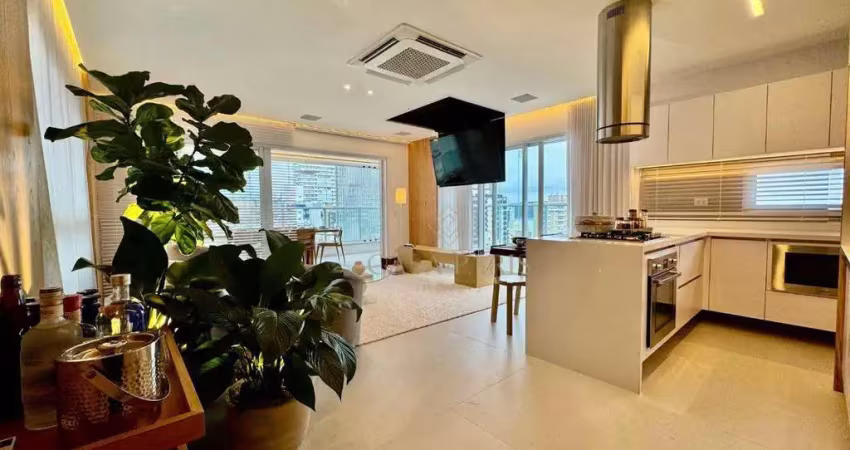 Apartamento com 3 dormitórios à venda, 150 m² por R$ 2.338.623,25 - Boqueirão - Praia Grande/SP