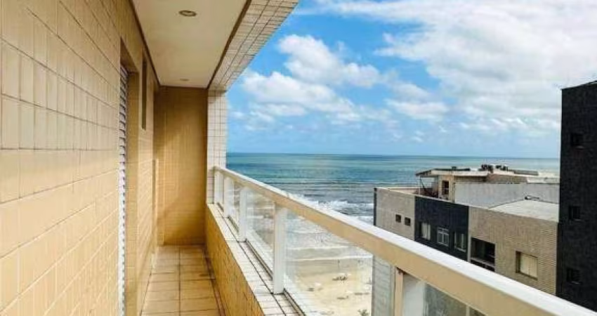 Apartamento com 1 suíte prédio frente ao mar à venda, 62 m² por R$ 360.000 - Jardim Real - Praia Grande/SP