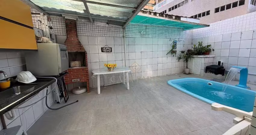 Sobrado com 3 dormitórios à venda, 157 m² por r$ 795.000,00 - canto do forte - praia grande/sp